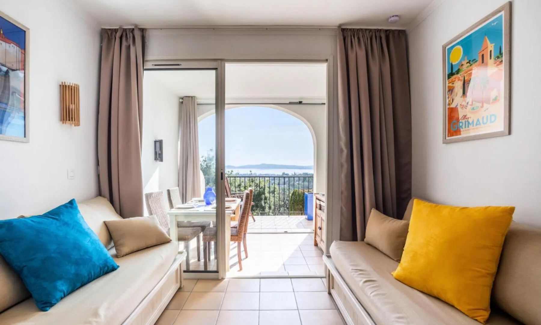 Les Appartements Aux Restanques Du Golfe De St Tropez - Maeva Home - Appartement 2 Pieces 4 Personnes Avec Tres Belle Vue Mer - Prestige - Super Home Mae-8321 Grimaud Apartment